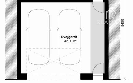 2i byt v radovom dome s garážou – Nad Slatinou (typ A)